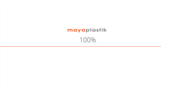 Desktop Screenshot of mayaplastik.com.tr