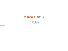 Tablet Screenshot of mayaplastik.com.tr